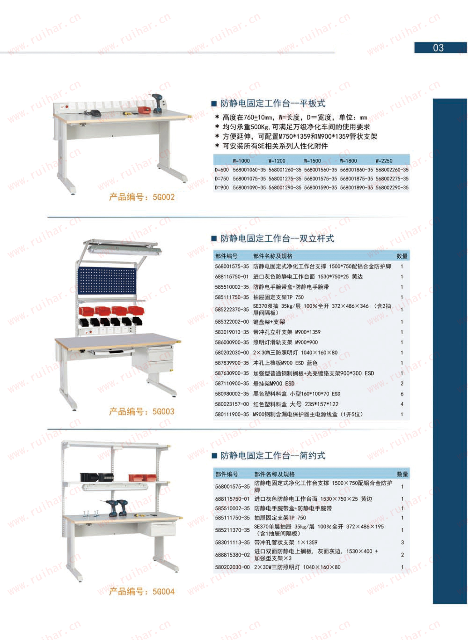 固定式防靜電式作臺(tái)，SEG-08-A，SEG-08-B，SEG-08-C，SEG-08-D，森億
