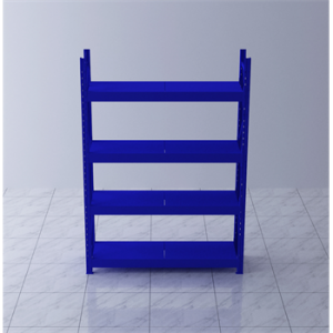 重型貨架主架2000×600×2500mm(四層,1T/層,藍(lán)色)