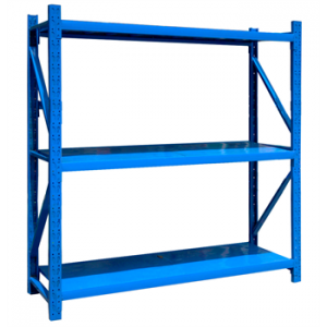 輕型貨架主架2000×500×1500mm(三層,200kg/層,藍(lán)色)