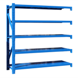 中型貨架副架2000×600×2500mm(五層,500kg/層,藍(lán)色)