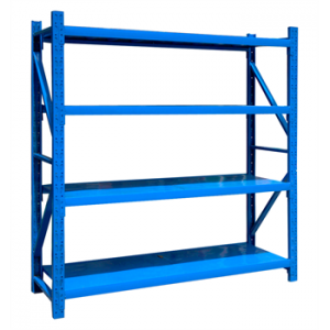 輕型貨架主架1200×600×2000mm(四層,200kg/層,藍色)