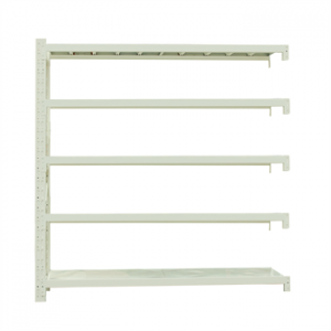 中型貨架副架2000×600×1800mm(五層,500kg/層,白色)