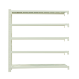 輕型貨架副架1200×500×2000mm(五層,200kg/層,白色)