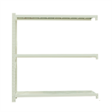 中型貨架副架1800×500×1500mm(三層,500kg/層,白色)