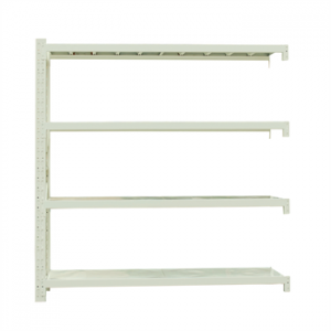 中型貨架副架1800×500×2000mm(四層,500kg/層,白色)