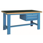 重型工作臺高分子桌板帶兩吊抽，GF1500-B，GF1800-B，GF2000-B